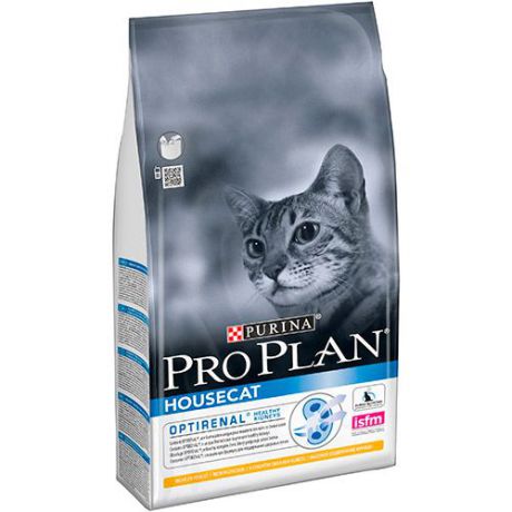 Корм для кошек PRO PLAN (Проплан) домашнего содержания курица сух. 1,5кг