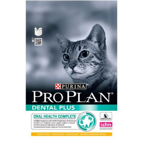 Корм для кошек PRO PLAN (Проплан) Dental plus курица сух. 3кг