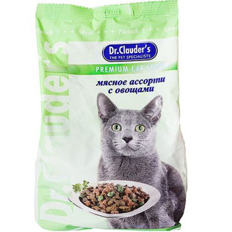 Корм для кошек Dr.Clauder's мясное ассорти с овощами сух. 15кг