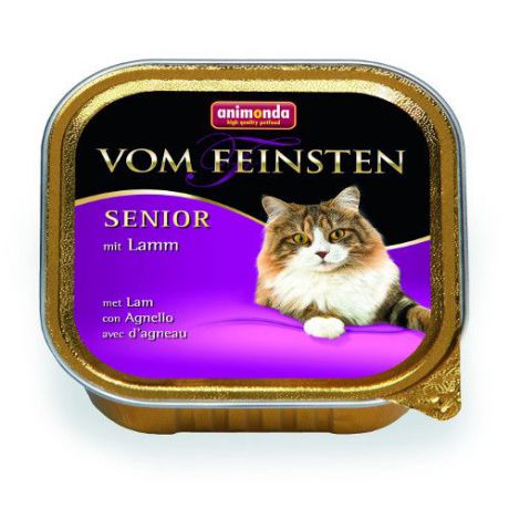 Корм для кошек ANIMONDA Vom Feinsten Senior Ягненок конс. 100г