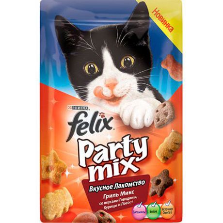 Лакомство для кошек FELIX (Феликс) Party mix Гриль Микс 20г