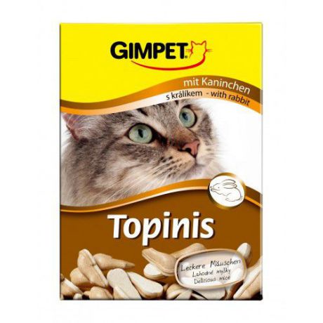 GIMPET Витамины для кошек Мышки с кроликом и таурином, 190шт