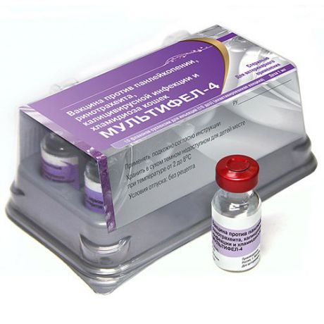 Вакцина для кошек НАРВАК Мультифел-4, 1 доза