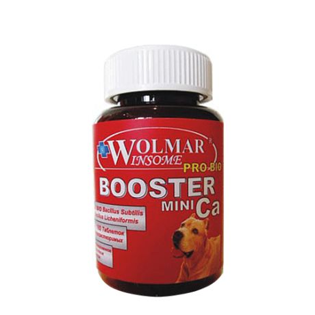 WOLMAR Pro Bio Booster Ca Mini поливитамины с кальцием для мелких пород собак, 180таб