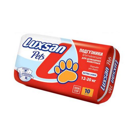 Подгузники для кошек и собак LUXSAN размер XL на вес 12-20кг