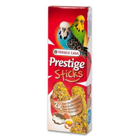 Лакомства для птиц VERSELE-LAGA Prestige палочки для волнистых попугаев с яйцом и ракушечником 2х30г