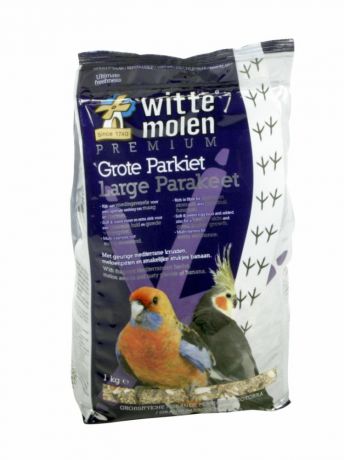 Корм для средних длиннохвостых попугаев Witte Molen Premium Large Parakeet 1кг