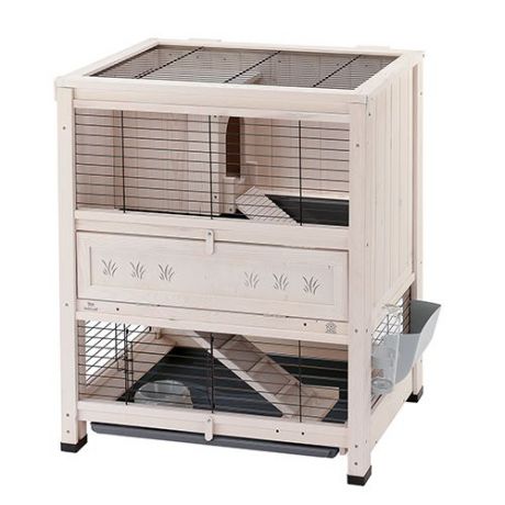 Клетка для грызунов FERPLAST Cottage Mini для содержания кроликов на улице, деревянная 78,5х59,5х94с