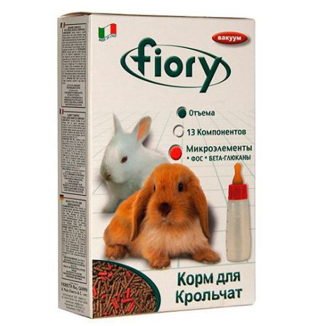 Корм для грызунов FIORY корм-гранулы для крольчат сух. 850г