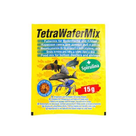 Корм для рыб TETRA Wafer Mix корм-чипсы для всех донных рыб 15г