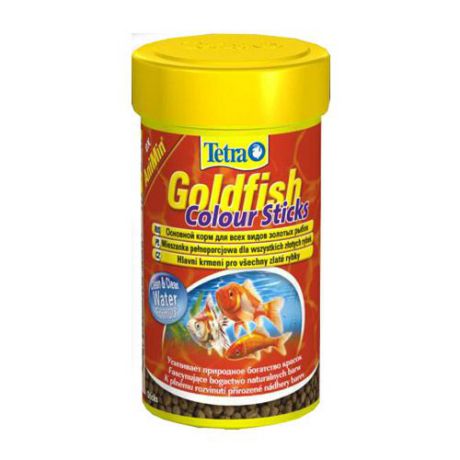 Корм для рыб TETRA AniMin Goldfisch Colour Sticks в палочках д/улучш.окраса золотых рыбок 100мл