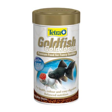 Корм для рыб TETRA Goldfisch Gold Japan в шариках, от перевертывания золотых рыб 250мл
