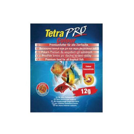 Корм для рыб TETRA PRO Colour корм-чипсы для улуч.окраска декорат. рыб 12г
