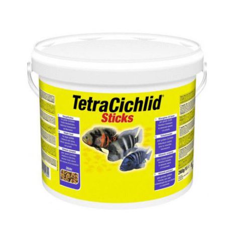 Корм для рыб TETRA Cichlid Sticks для всех видов цихлид в палочках 10л