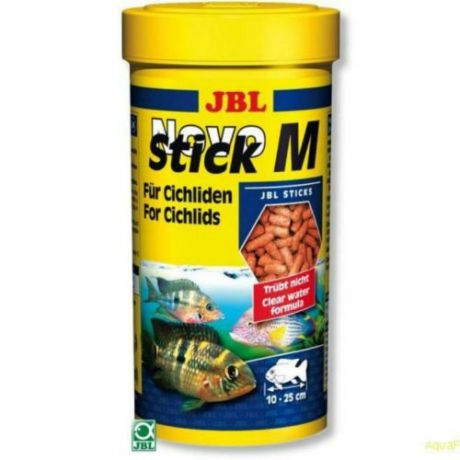 Корм для рыб JBL NovoStick M для плотоядных цихлид в форме палочек 250мл (110г)