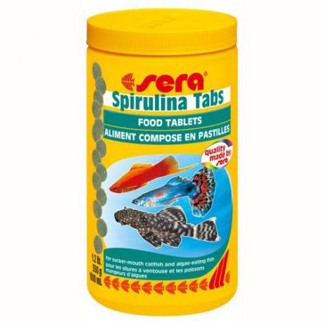 Корм для рыб SERA Spirulina tabs 100мл