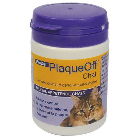 ProDen PlaqueOff средство для профилактики зубного камня у кошек 40г