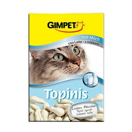 GIMPET Витаминиз. лакомство для кошек Мышки с молоком, 190шт 220г