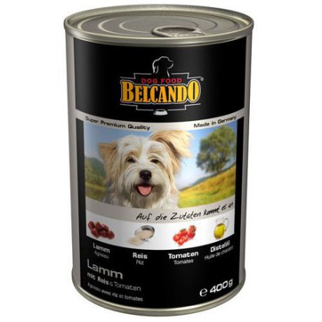 Корм для собак BELCANDO Мясо, лапша конс. 400г