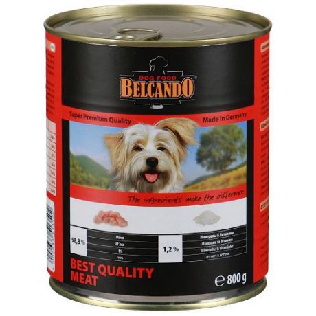 Корм для собак BELCANDO Отборное мясо конс. 800г
