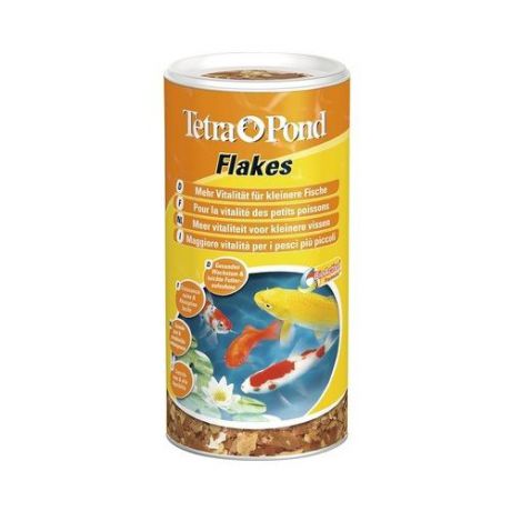 Корм для рыб TETRA Pond flakes для прудовых рыб в хлопьях 1л