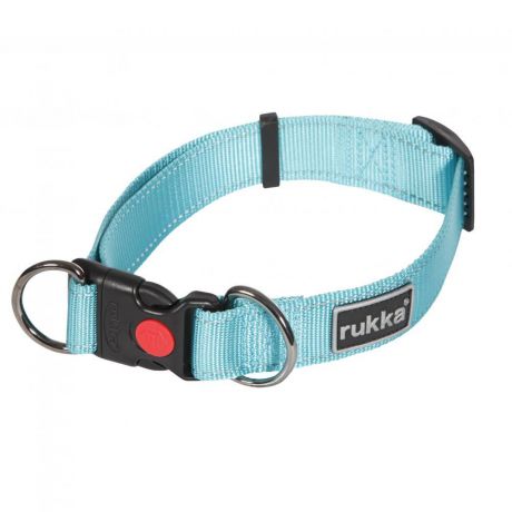 Ошейник для собак RUKKA Bliss Collar 20мм (30-40см) голубой