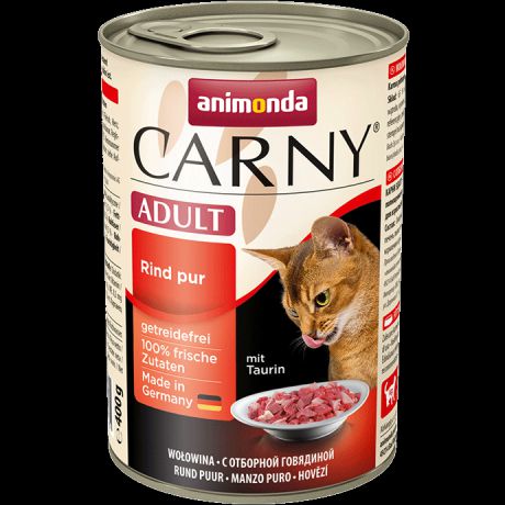 Корм для кошек ANIMONDA Carny Adult отборная говядина конс. 400г