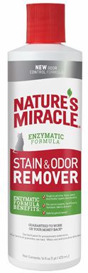 Уничтожитель пятен и запахов NATURES MIRACLE JFC S&O Remover для кошек универсальный 473мл