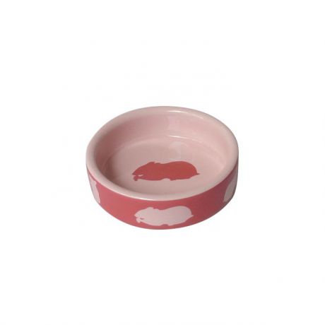 Миска для грызунов MAJOR керамическая розовая 8,5х3см 70мл