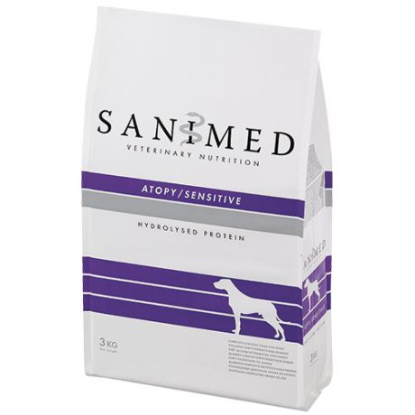 Корм для собак SANIMED dog Skin/Sensitive при пищевой аллергии сух. 3кг