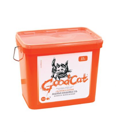Наполнитель для кошачьего туалета WC CLOSET GoodCat силикагелевый ведро 11л