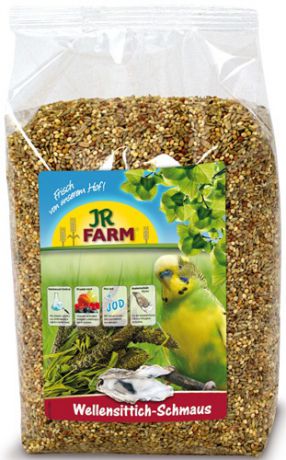 Корм для птиц JR Farm Crunch для волнистых попугаев сух. 1кг