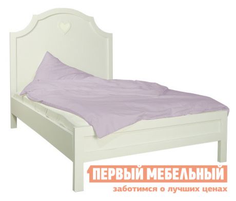 Деревянная полутороспальная кровать Этажерка DM1012ETG
