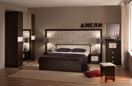 Комплект мебели для спальни ТД Арника Амели Венге К1