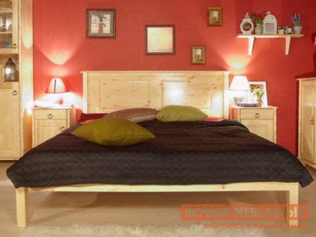 Двуспальная кровать из массива дерева Timberica Тора (T1)