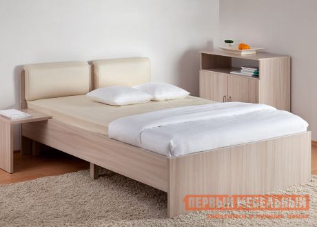 Двуспальная кровать Боровичи Мелисса с мягкой спинкой