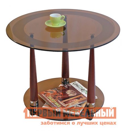 Стеклянный кофейный столик Мебелик Квартет-13