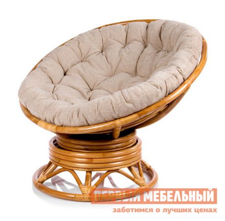 Плетеное круглое кресло с подушкой Мебель Импэкс Кресло-качалка Pretoria с подушкой