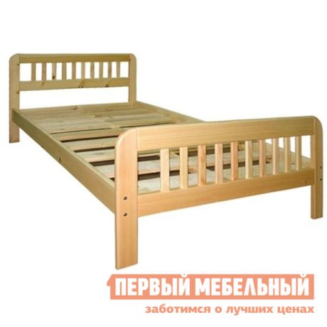 Кровать двуспальная из массива дерева Добрый мастер К-1г