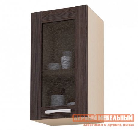 Шкаф-витрина СтолЛайн Навесной с ш.400, 1 дв (витрина)
