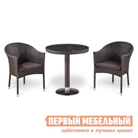 Комплект плетеной мебели Афина-мебель Т504/Y350W-W2390