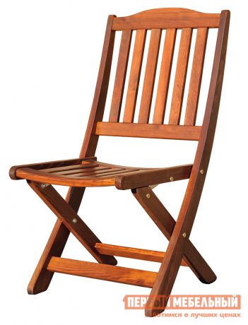 Садовый складной деревянный стул для дачи Шведская линия 165033 Lotos