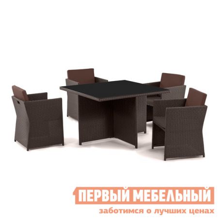 Комплект плетеной мебели Афина-мебель Т300А/Y300А-W53