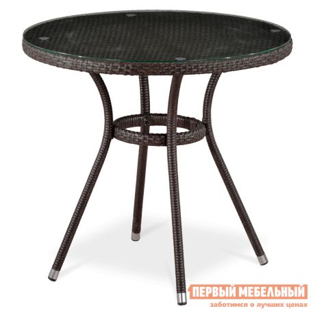Круглый стол из ротанга Афина-мебель T283АNТ-W51