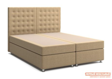 Двуспальная кровать с матрасом СтолЛайн Парадиз 1 (матрасы с независимым пружинным блоком, 2 шт.)
