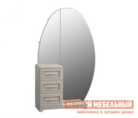 Напольное зеркало-шкафчик Мебельсон Белла Шкаф комбинированный (зеркало)