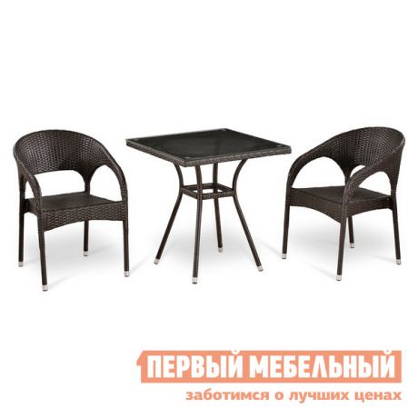 Комплект мебели из ротанга Афина-мебель T282BNT-W53/Y90C-W51 2Pcs