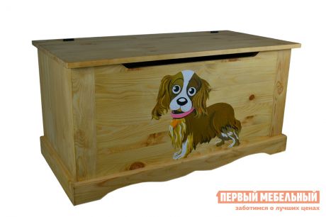 Сундук Волшебная сосна Сундук с собакой без фона COFFRE 100 "Dog"