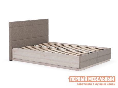 Двуспальная кровать с подъемным механизмом и мягким изголовьем MOBI Элен 1400 / 1600 Кровать двойная