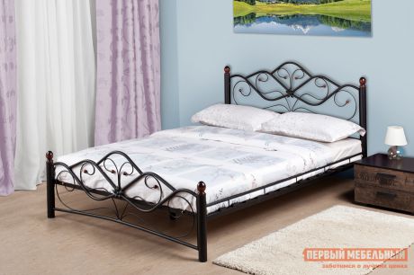Полутороспальная кровать Первый Мебельный Веста 140х200